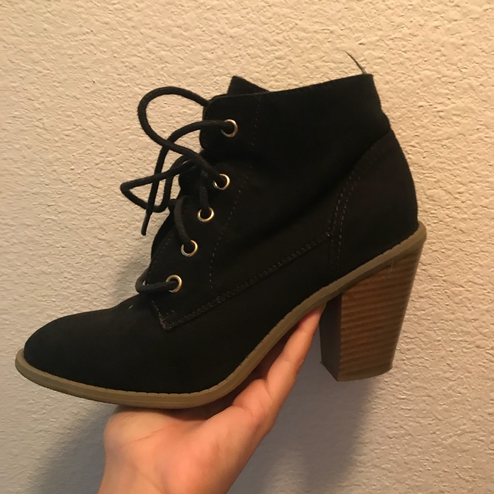 short boot heels